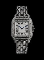 Cartier Panthère Medium – Steel – Quartz Movement – Custom Diamond-Set