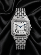 Cartier Panthère Medium – Steel – Quartz Movement – Custom Diamond-Set