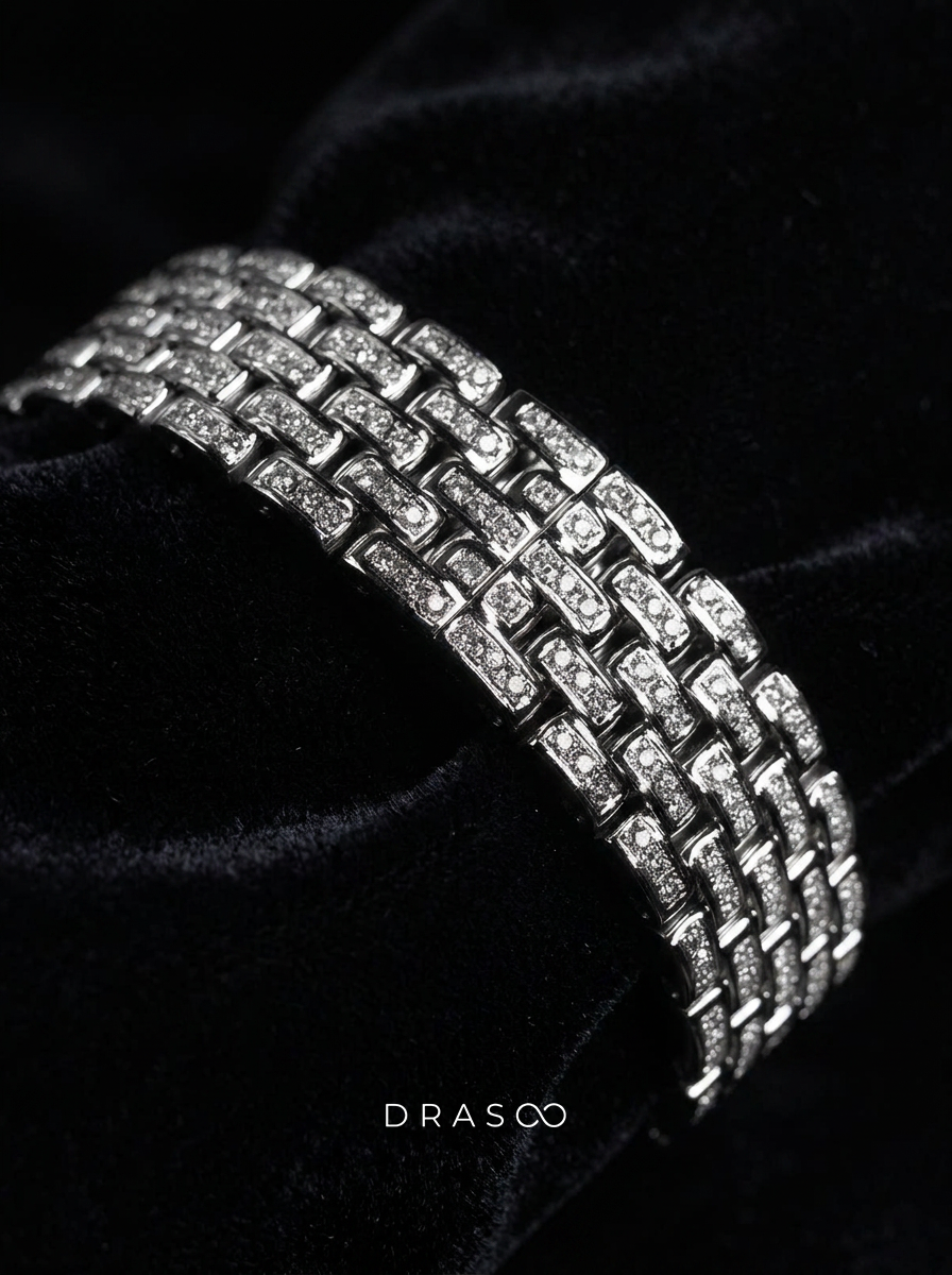 Cartier Panthère Medium – Steel – Quartz Movement – Custom Diamond-Set