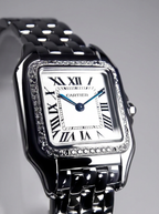 Cartier Panthère Medium – Steel – Quartz Movement – Custom Diamond-Set