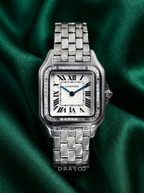 Cartier Panthère Medium – Steel – Quartz Movement – Custom Diamond-Set