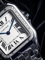 Cartier Panthère Medium – Steel – Quartz Movement – Custom Diamond-Set