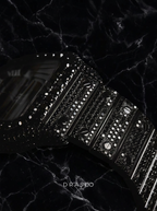 Cartier Santos Large – Custom Black Diamond PVD – Black Diamond Dial with White Swords