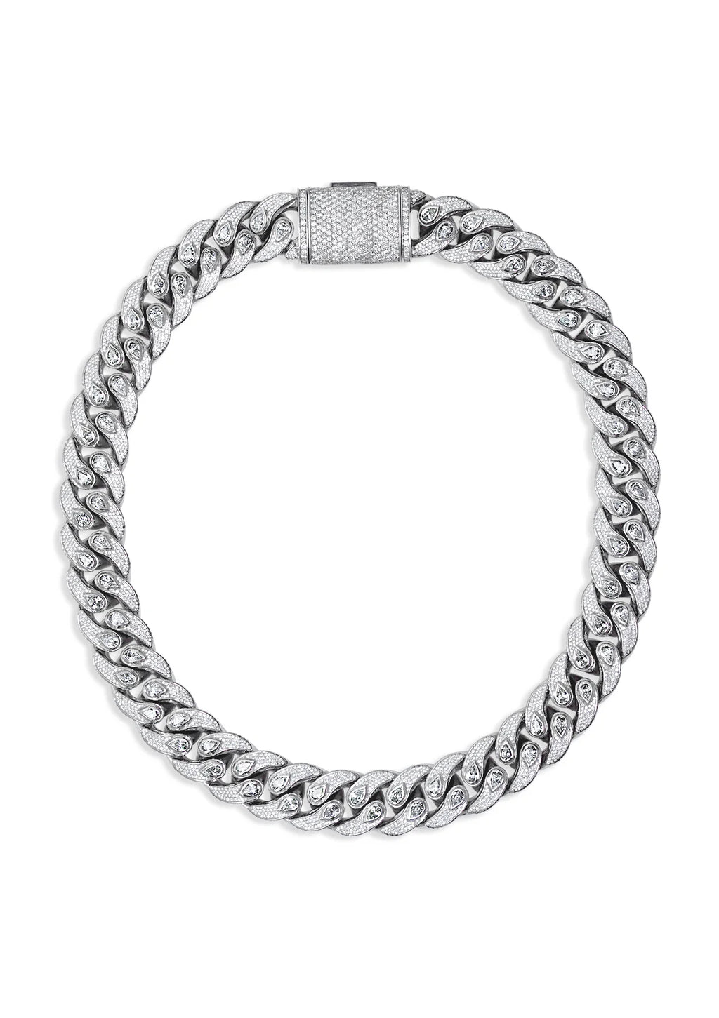 TEARDROP BANDANA CUBAN CHAIN