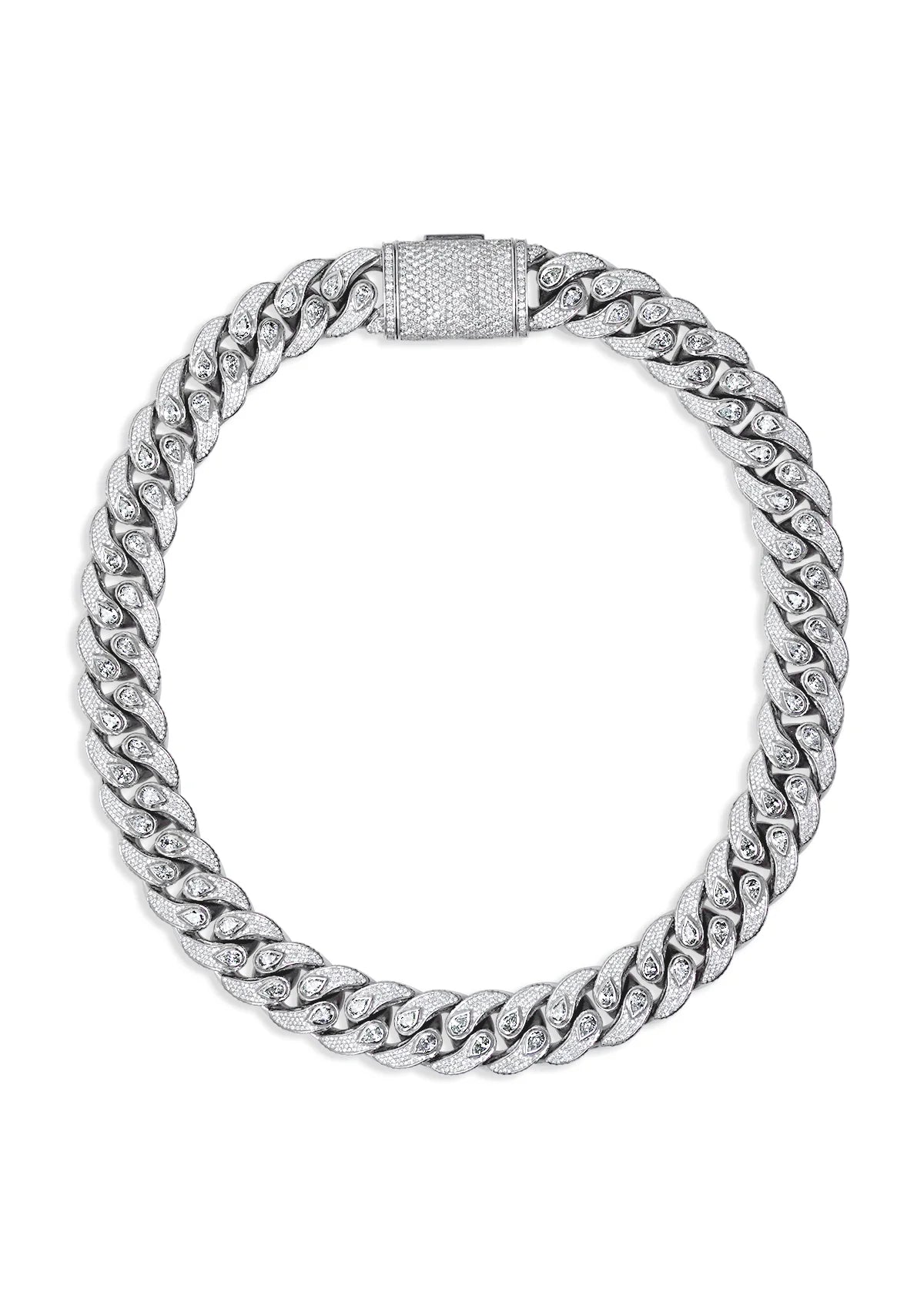 TEARDROP BANDANA CUBAN CHAIN