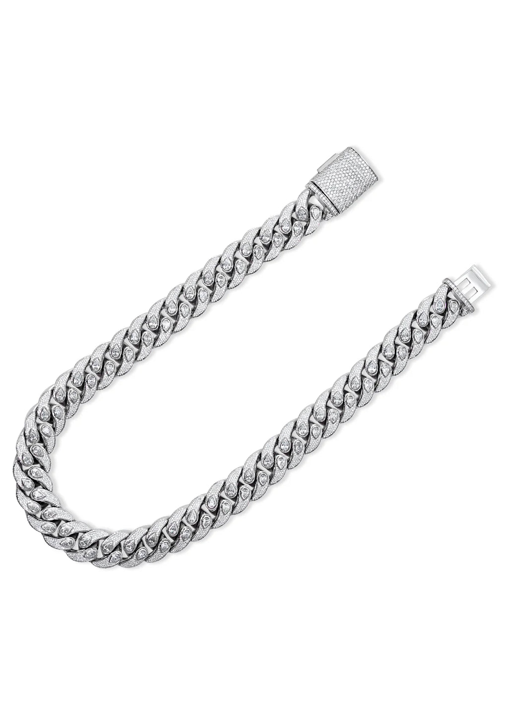 TEARDROP BANDANA CUBAN CHAIN