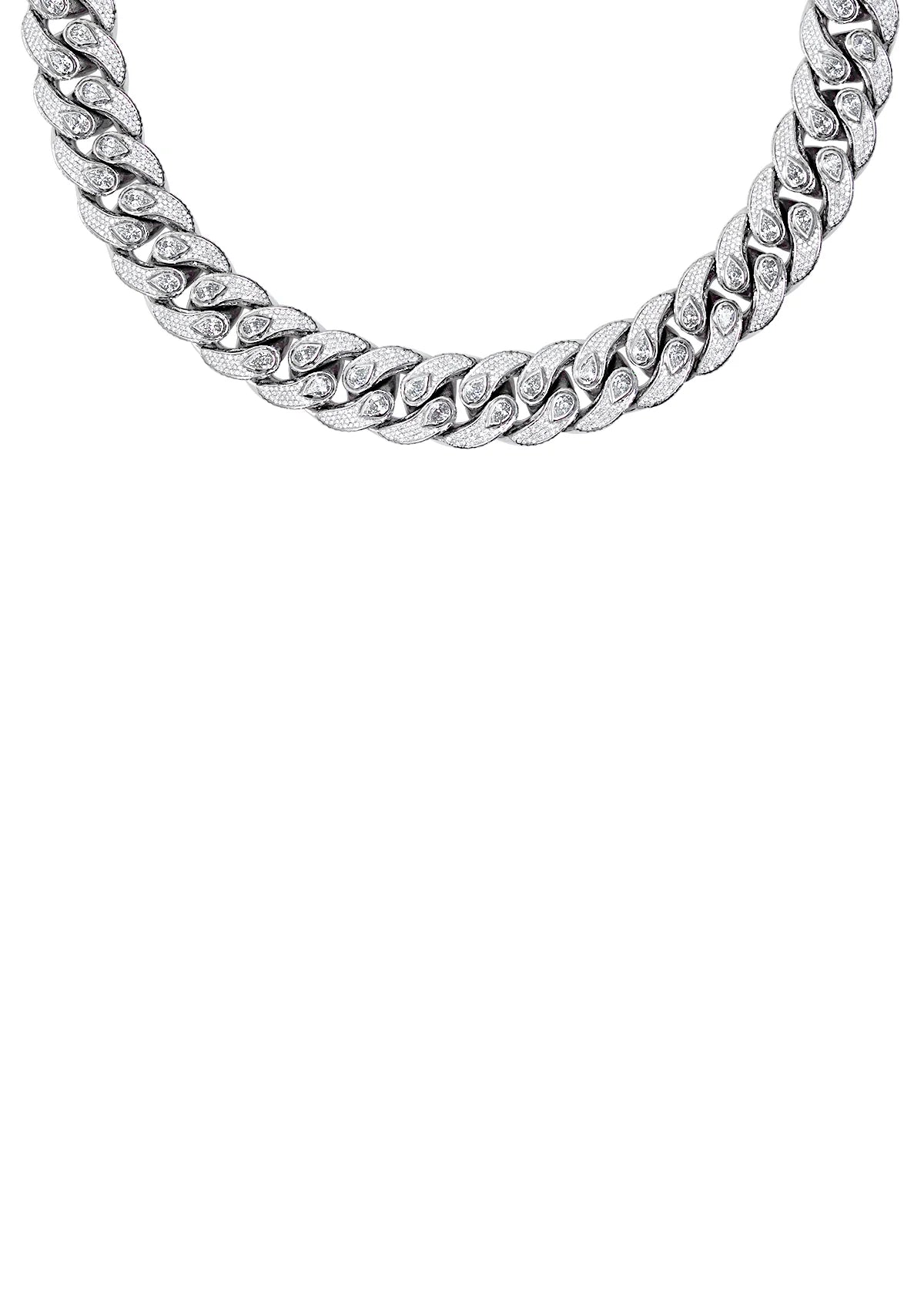 TEARDROP BANDANA CUBAN CHAIN