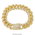 DIAMOND PRONG SET CUBAN