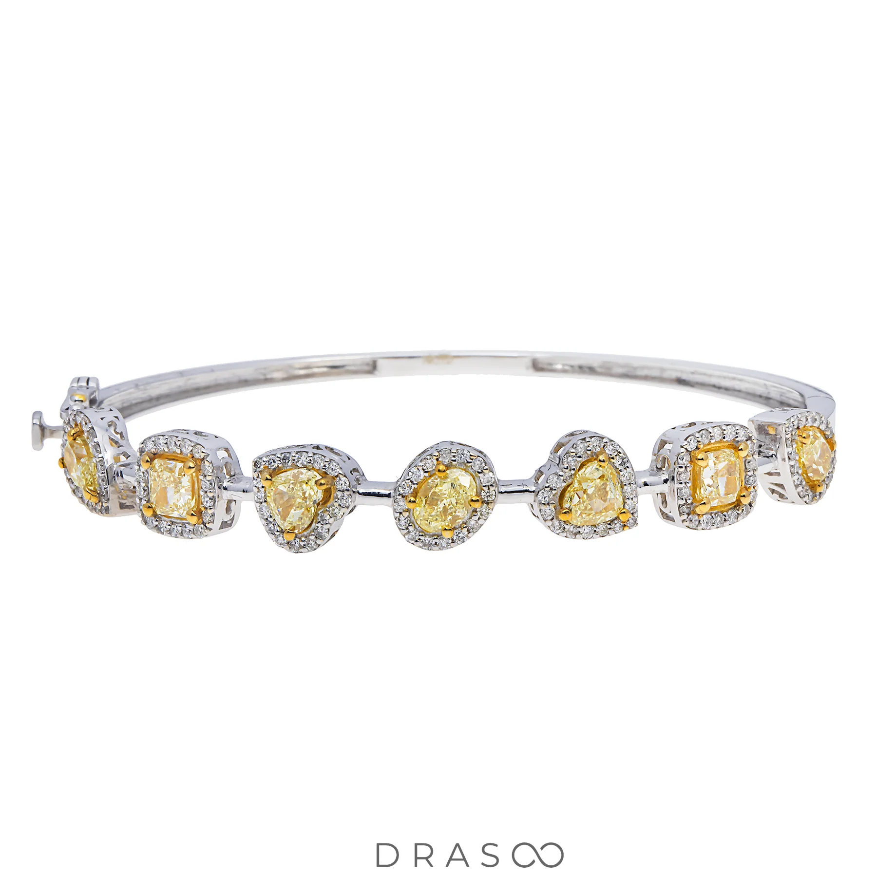 FANCY YELLOW DIAMOND BANGLE