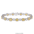 FANCY YELLOW DIAMOND BRACELET