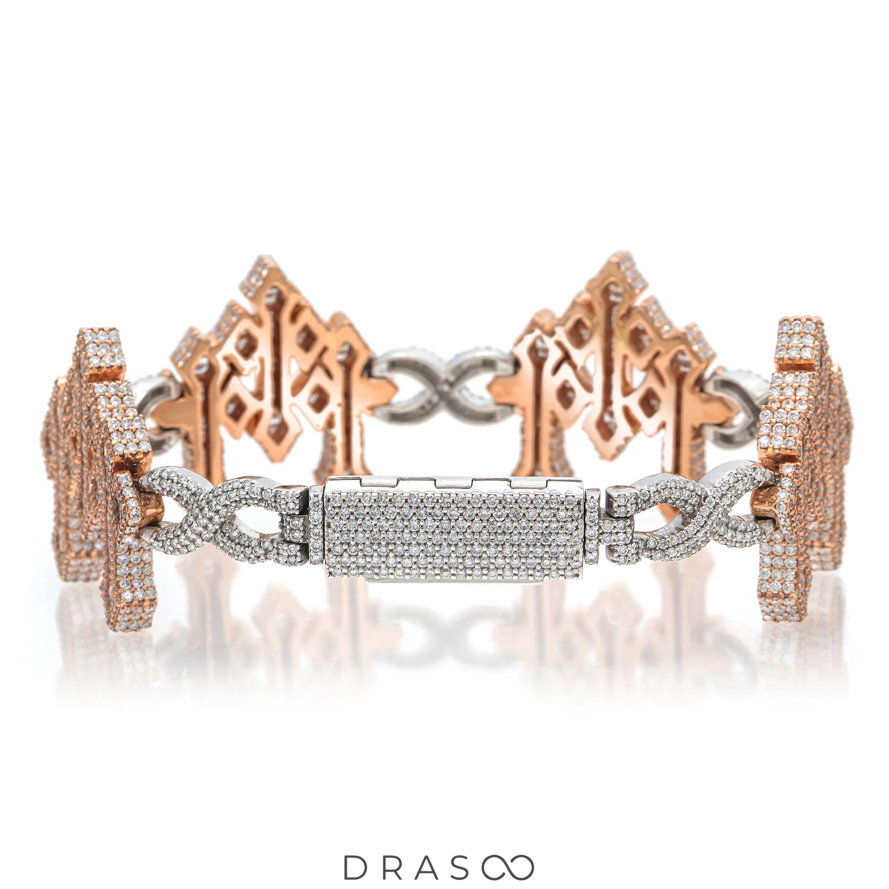 INFINITY LINK TRIPLE CROSS BRACELET