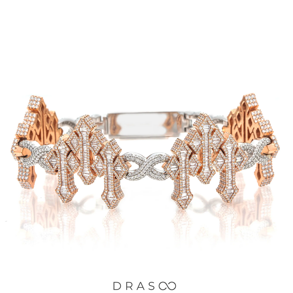 INFINITY LINK TRIPLE CROSS BRACELET