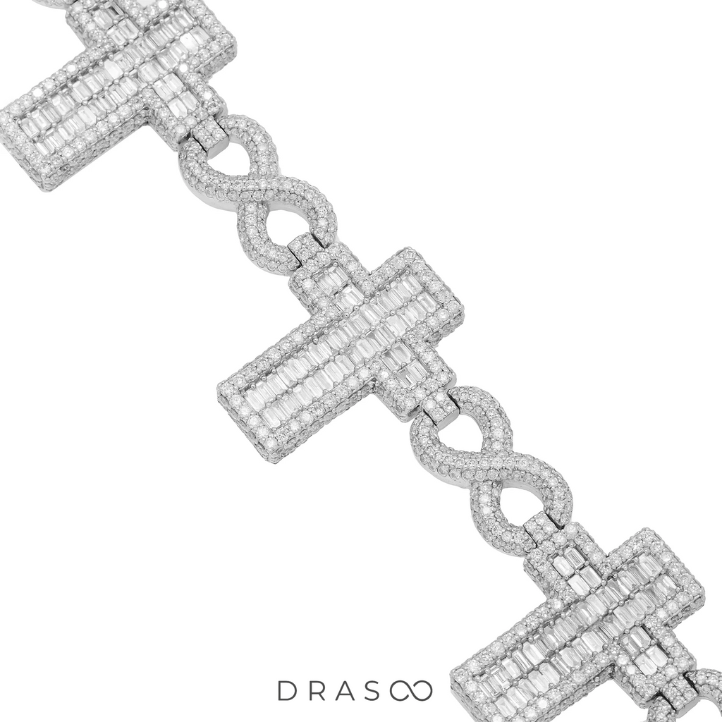 INFINITY LINK CROSS BRACELET
