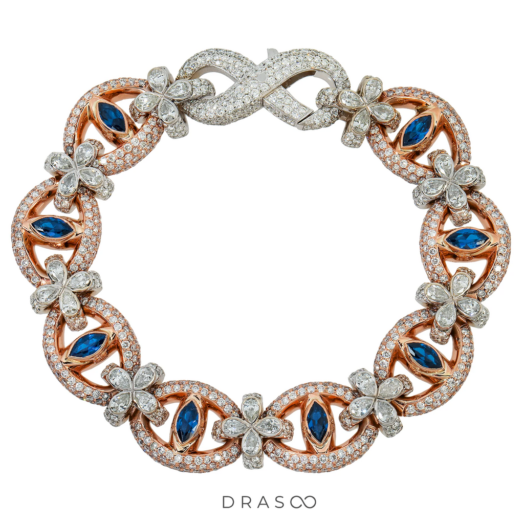 DIAMOND EYE CLOVER BRACELET