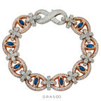 DIAMOND EYE CLOVER BRACELET