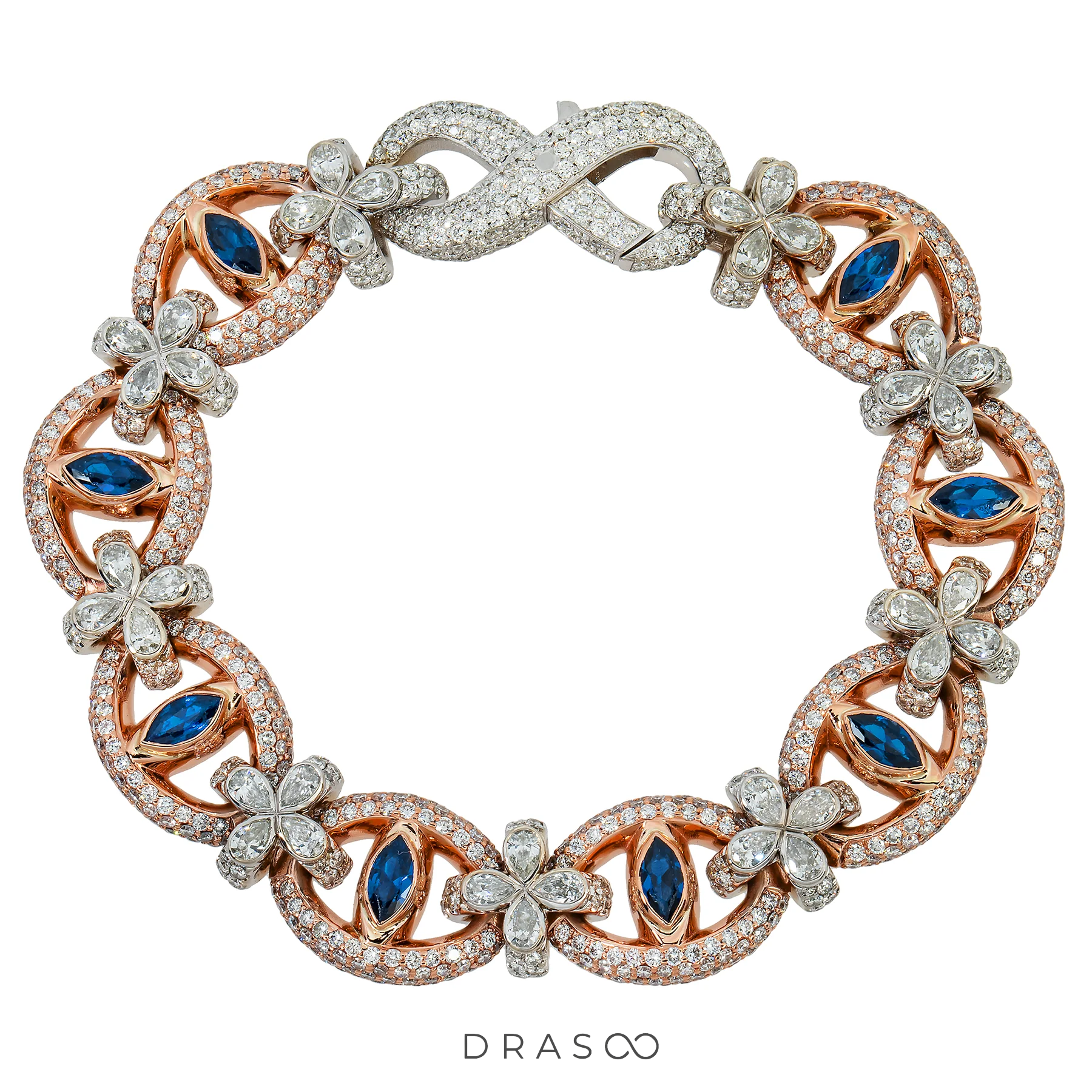 DIAMOND EYE CLOVER BRACELET