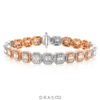 TWO TONE BAGUETTE BRACELET