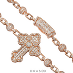 ROSÉ BALL CROSS CHAIN