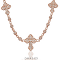 ROSÉ BALL CROSS CHAIN