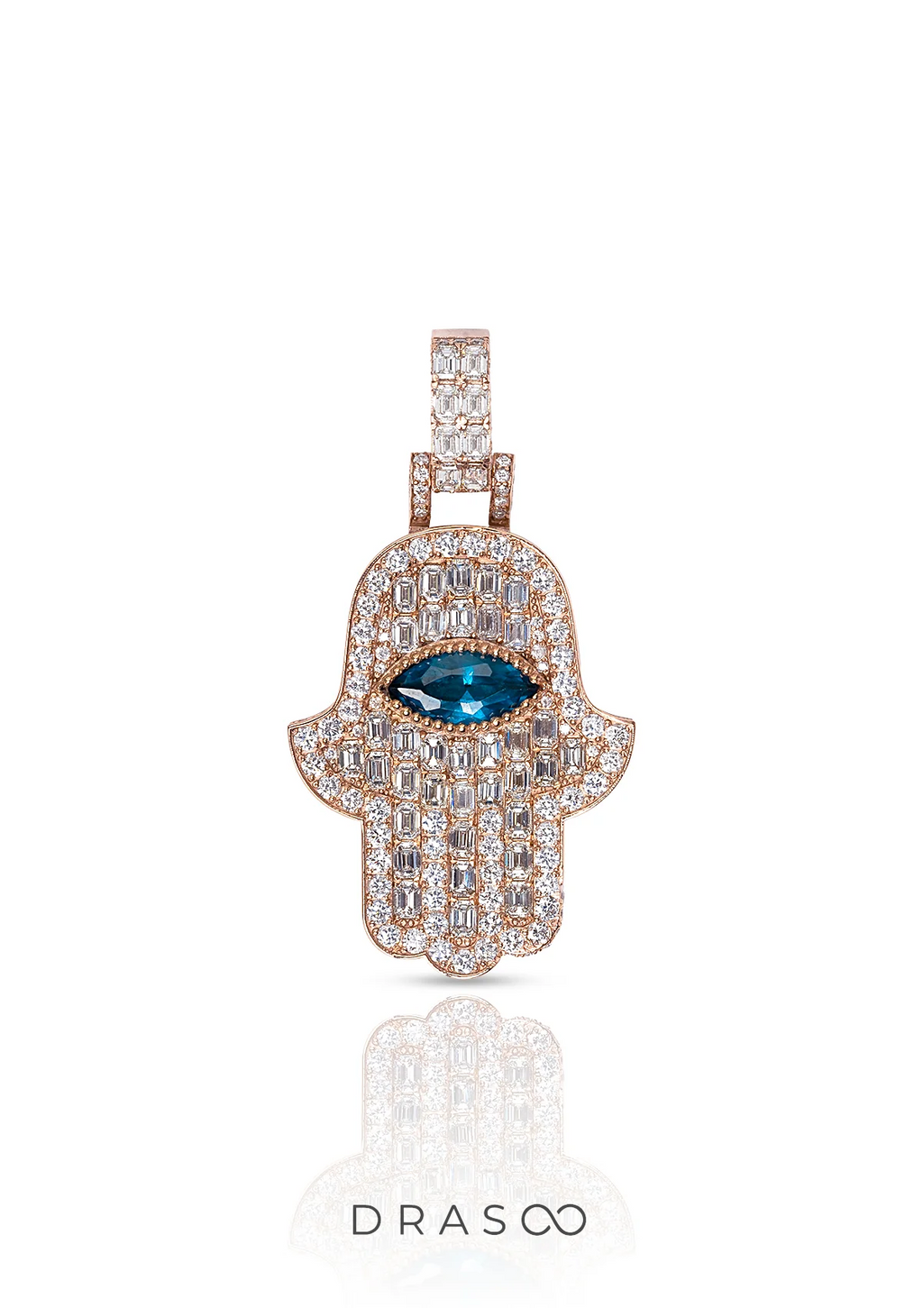 ETERNAL HAMSA DIAMOND PENDANT