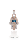 ETERNAL HAMSA DIAMOND PENDANT