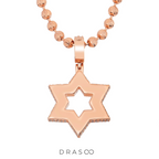 DIAMOND JEWISH STAR PENDANT