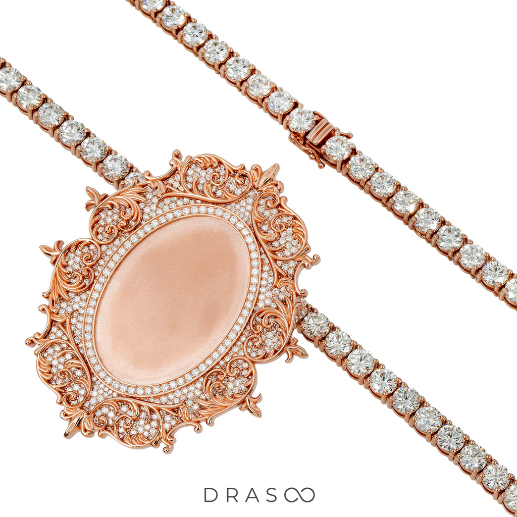 DIAMOND PICTURE FRAME PENDANT