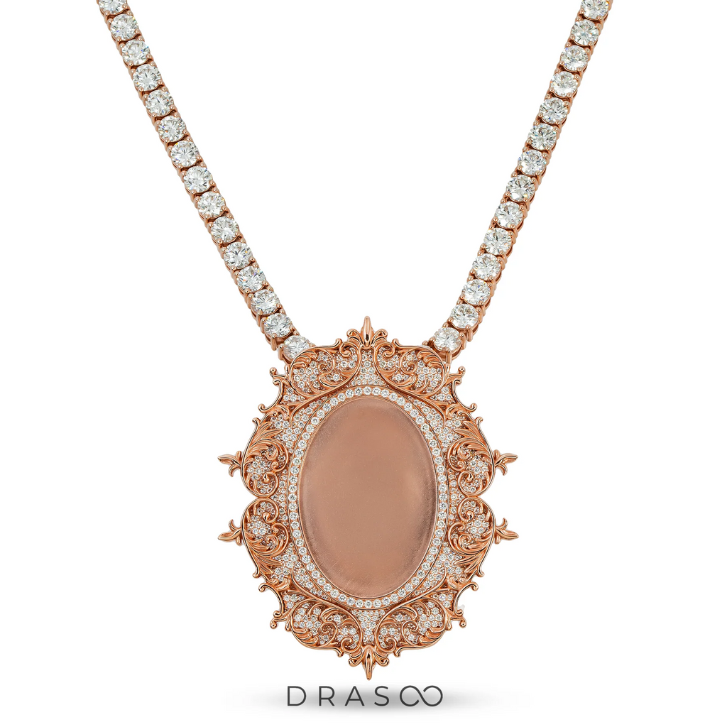 DIAMOND PICTURE FRAME PENDANT