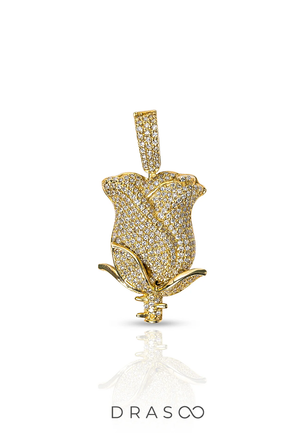 DIAMOND ROSE PENDANT