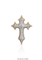 DIAMOND TWO TONE CROSS