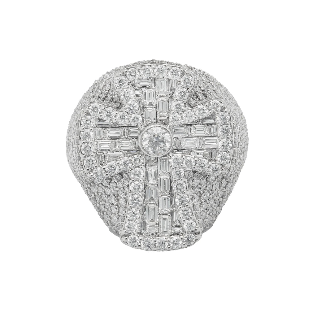 Diamond Cross Ring