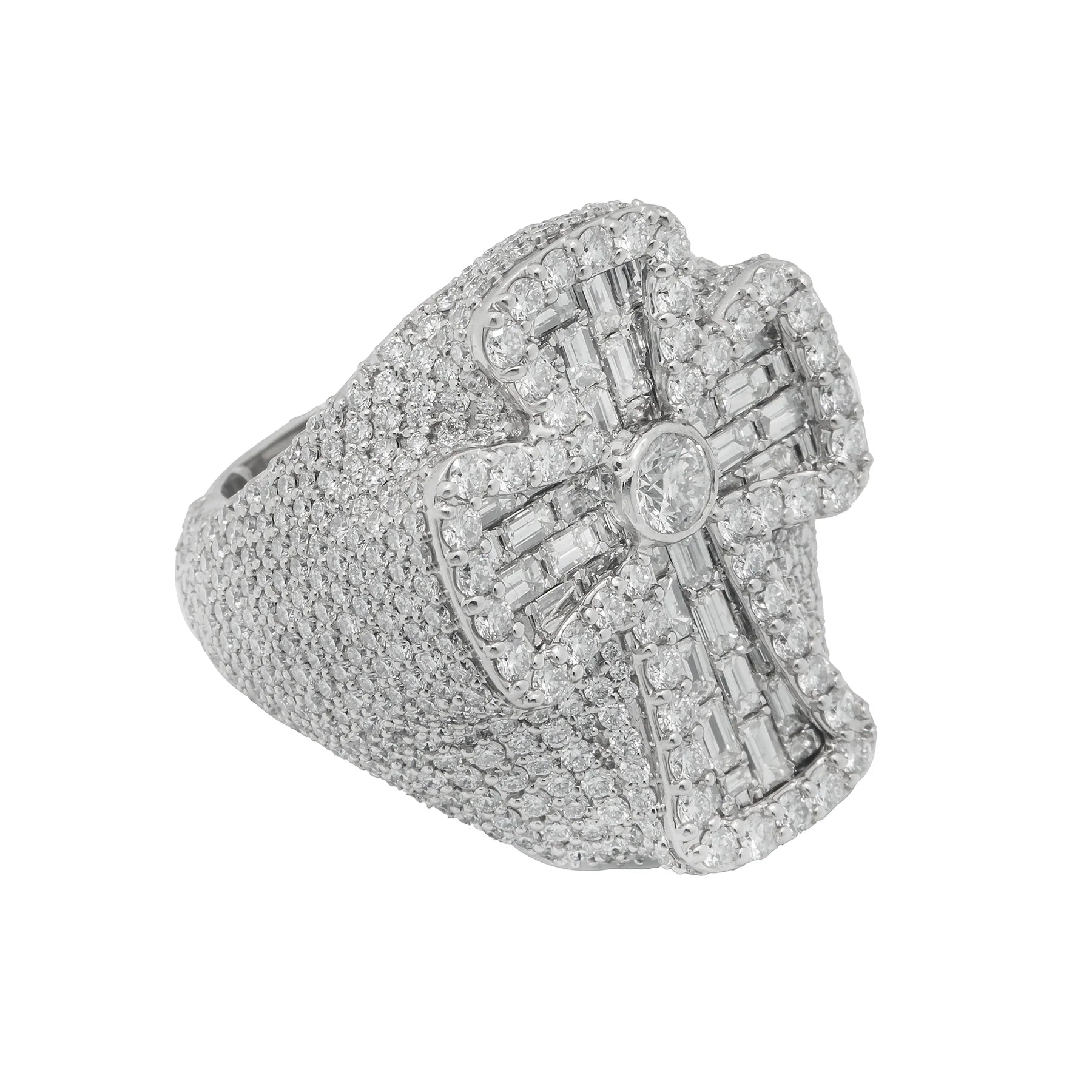 Diamond Cross Ring