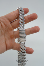EMERALD CUT ICED CUBAN CHAIN