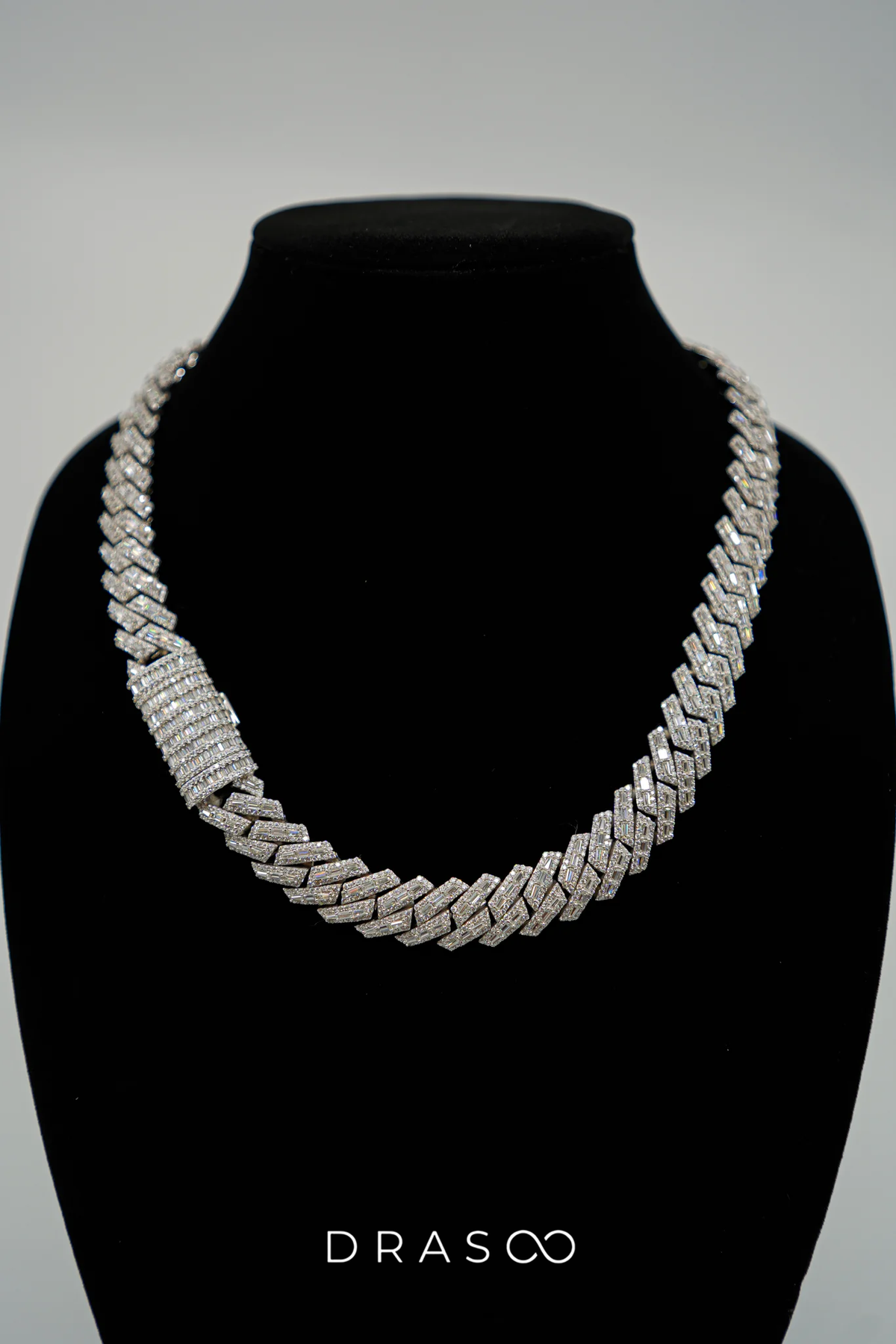 EMERALD CUT ICED CUBAN CHAIN