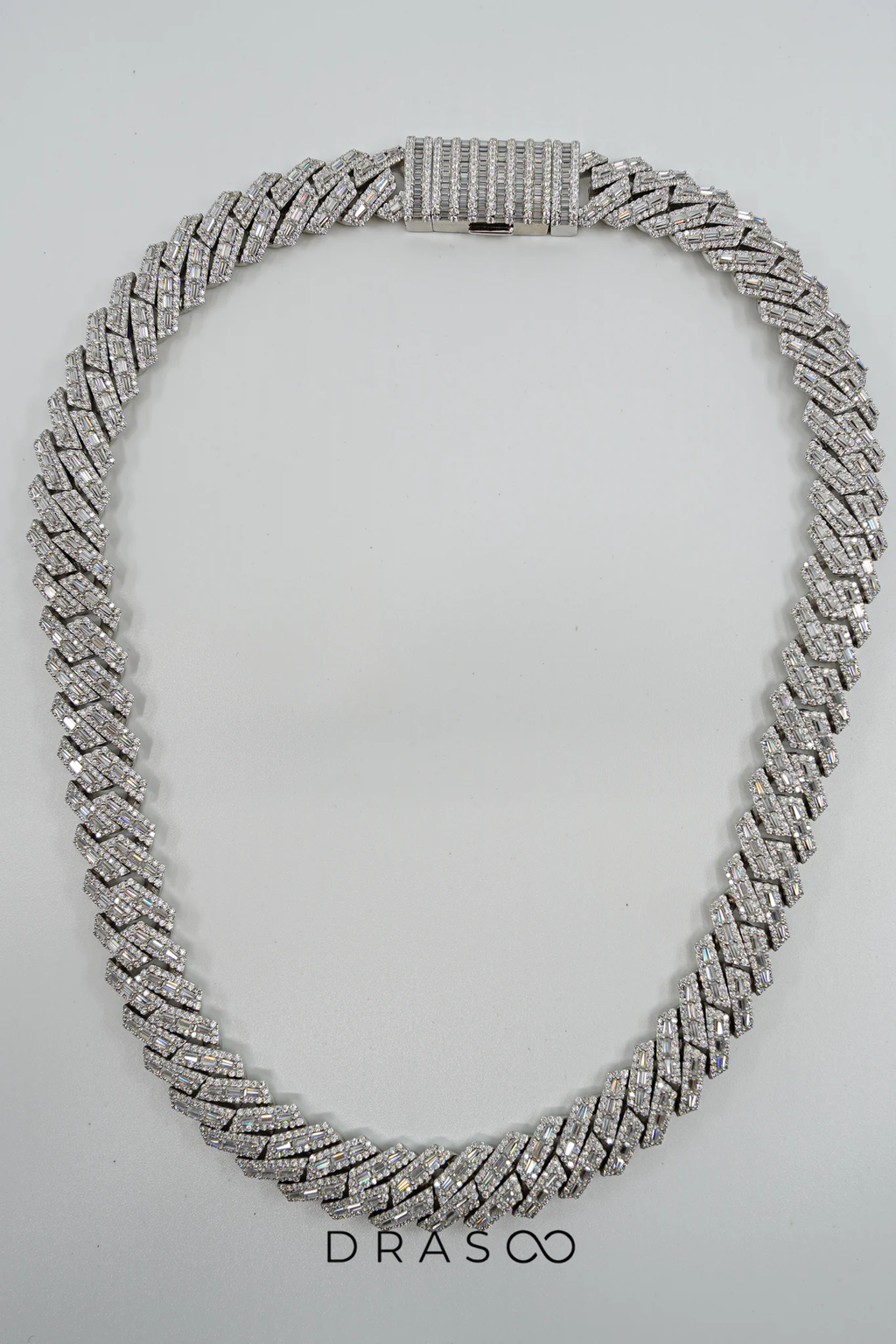 EMERALD CUT ICED CUBAN CHAIN
