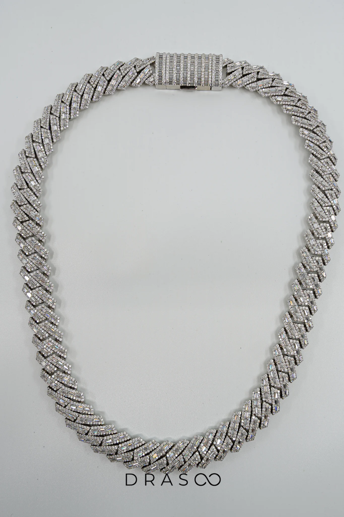 EMERALD CUT ICED CUBAN CHAIN