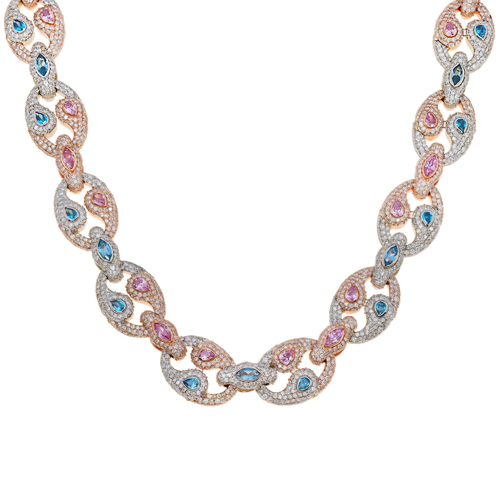 DIAMOND YING YANG NECKLACE