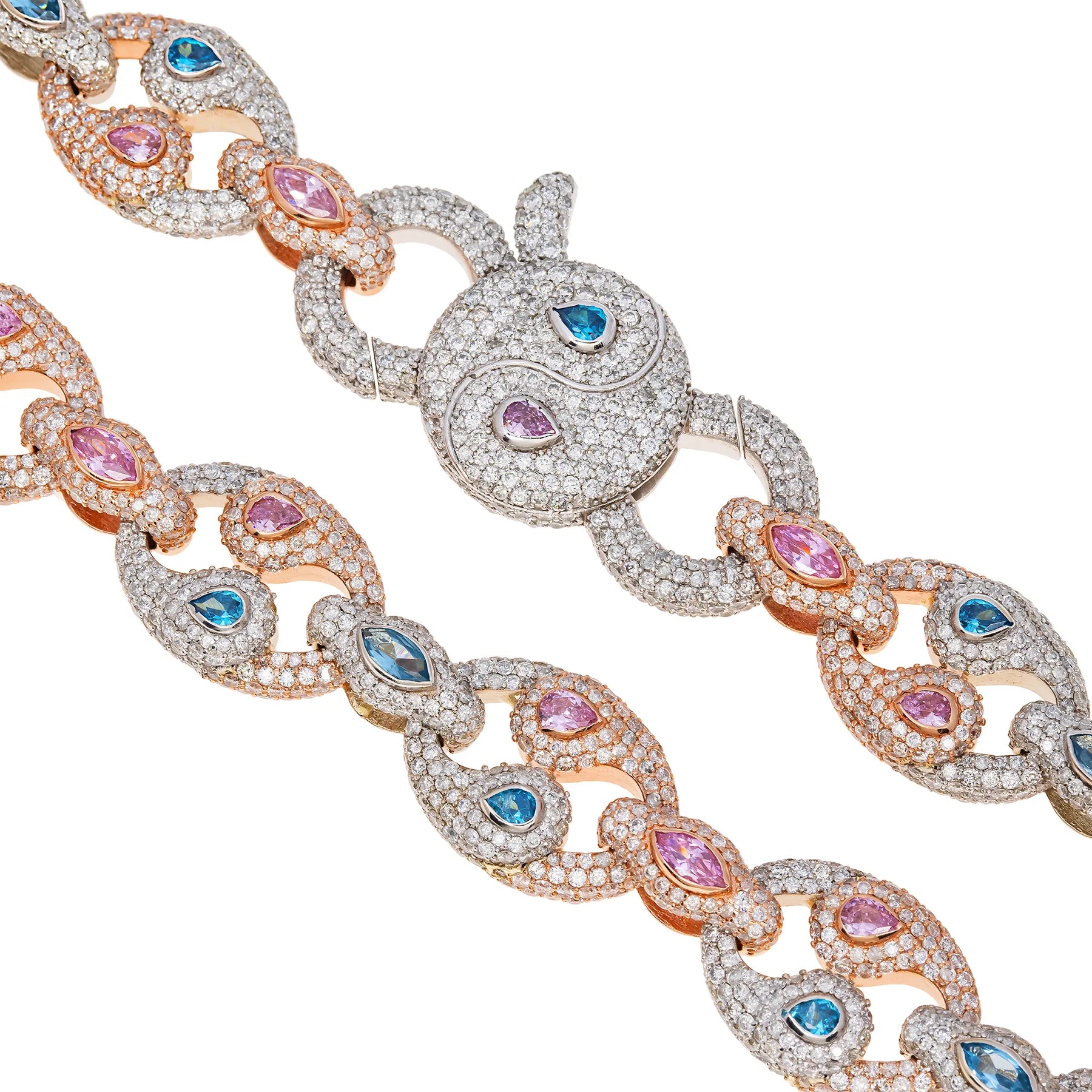 DIAMOND YING YANG NECKLACE