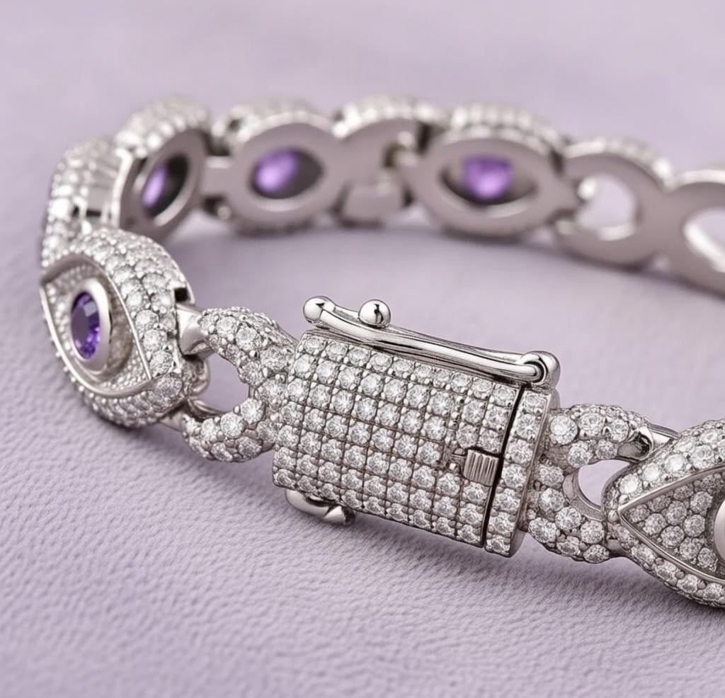 Evil Eye Diamond Bracelet