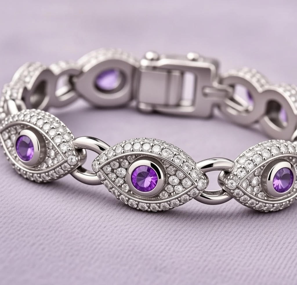 Evil Eye Diamond Bracelet