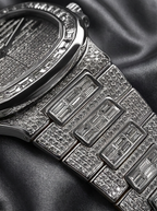 Patek Philippe Nautilus 40 mm – Full Custom – 18k White Gold with VS/SI Baguette Diamonds