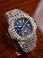 Patek Philippe Nautilus 40.5 mm – Stainless Steel & Rose Gold – Blue Dial