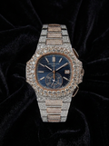 Patek Philippe Nautilus 40.5 mm – Stainless Steel & Rose Gold – Blue Dial