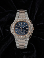 Patek Philippe Nautilus 40.5 mm – Stainless Steel & Rose Gold – Blue Dial