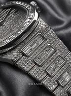 Patek Philippe Nautilus 40 mm – Full Custom – 18k White Gold with VS/SI Baguette Diamonds