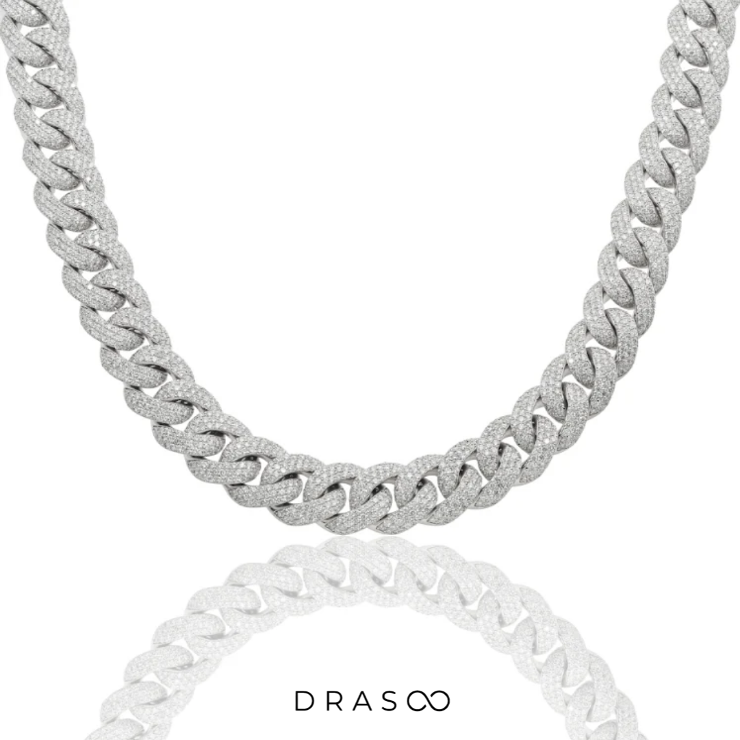 FLOWER SETTING DIAMOND CUBAN