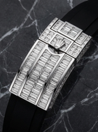Rolex Daytona 40 mm – Full Custom – 18k White Gold set with VVS/VS Baguette Diamonds