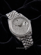 Rolex Datejust 41 – Oystersteel – Fully Custom-Diamond Set with Diamond "Covert" Dial – Jubilee
