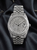 Rolex Datejust 41 – Oystersteel – Fully Custom-Diamond Set with Diamond "Covert" Dial – Jubilee