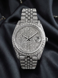 Rolex Datejust 41 – Oystersteel – Fully Custom-Diamond Set with Diamond "Covert" Dial – Jubilee